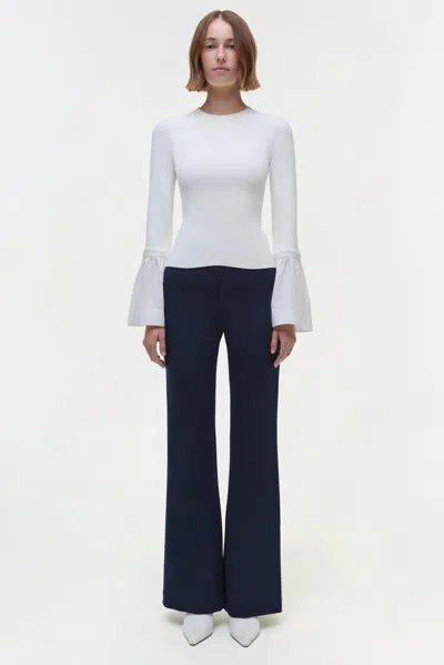Simkhai Women's Knitted Agata Top In White In White