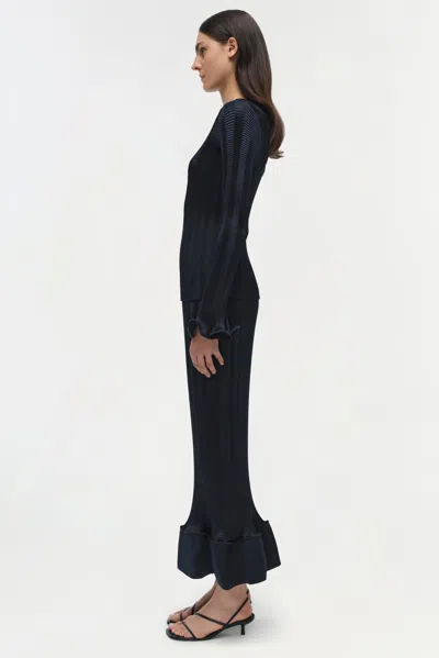 Simkhai Hollis Midi Skirt In Black