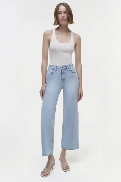 Simkhai Women's Jude Denim Pants In Charlie Wash In Blue