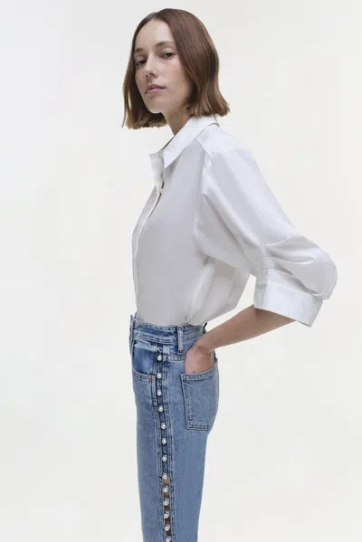 Simkhai Women's Amelia Denim Pants In Juno In Blue