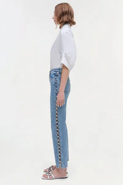 Simkhai Women's Amelia Denim Pants In Juno In Blue