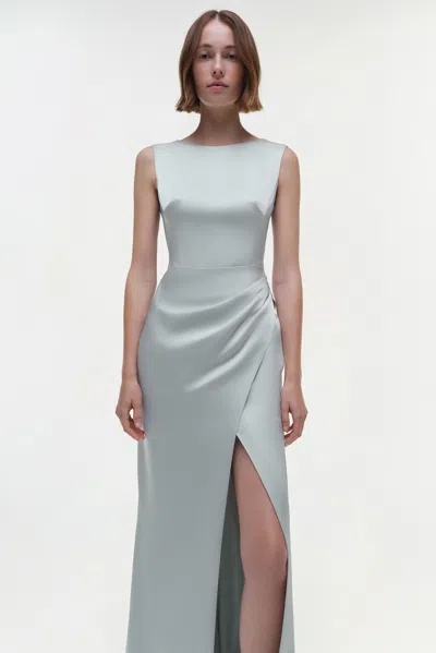 Simkhai Women's Tommy Gown In Powder Blue