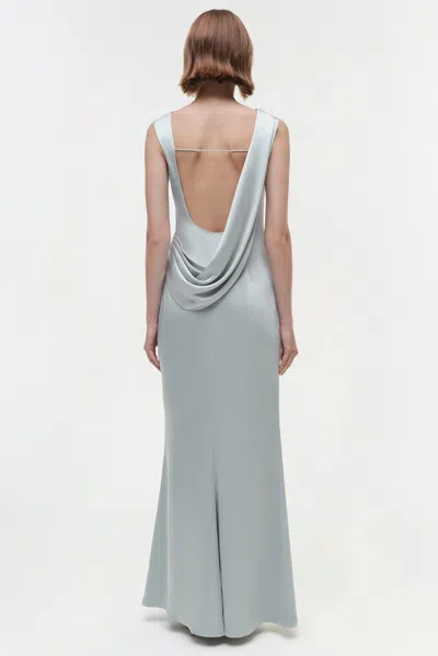 Simkhai Women's Tommy Gown In Powder Blue