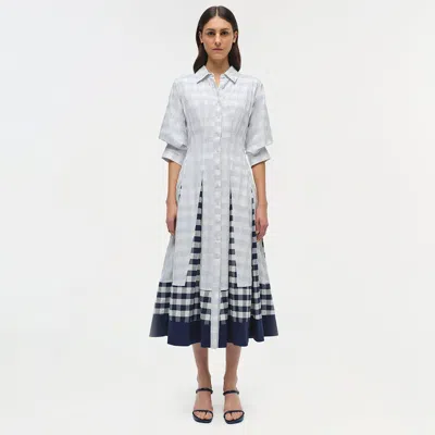 Simkhai Women's Jazz Cotton Midi Dress In Periwinkle Sky Multi