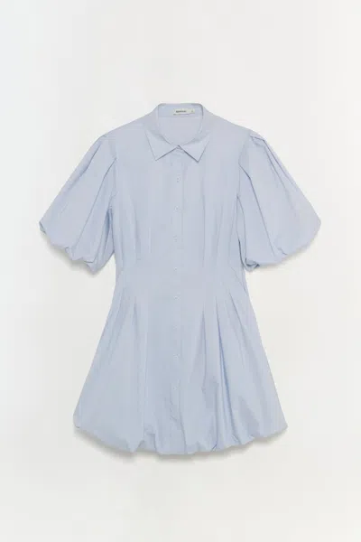 Simkhai Women's Cleo Cotton Mini Dress In Periwinkle Sky