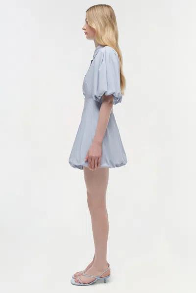 Simkhai Women's Cleo Cotton Mini Dress In Periwinkle Sky