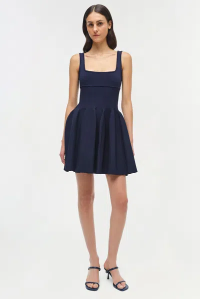 Simkhai Women's Elektra Knit Mini Dress In Midnight