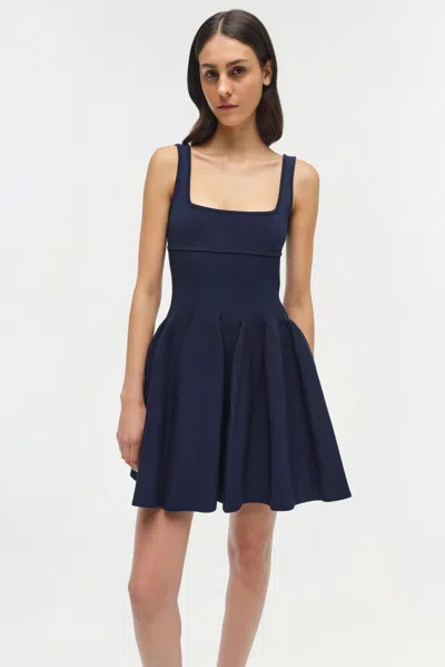Simkhai Women's Elektra Knit Mini Dress In Midnight
