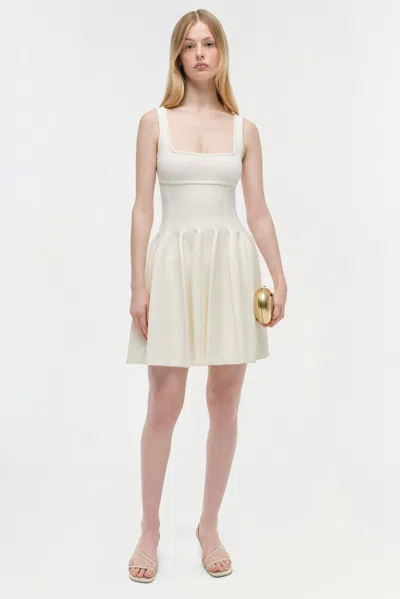 Simkhai Women's Elektra Knit Mini Dress In Ivory