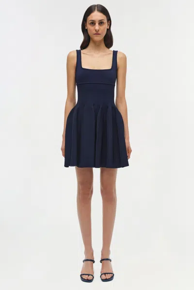 Simkhai Women's Elektra Knit Mini Dress In Midnight