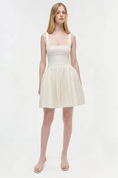 Simkhai Women's Elektra Knit Mini Dress In Ivory