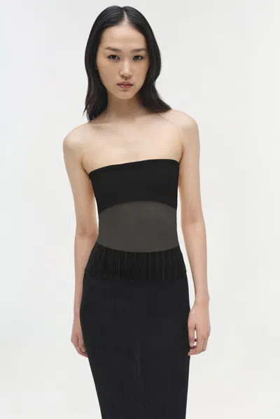 Simkhai Emberly Tube Top Black