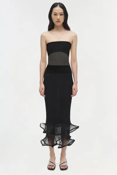 Simkhai Emberly Tube Top Black