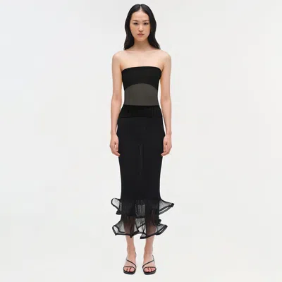 Simkhai Emberly Tube Top Black