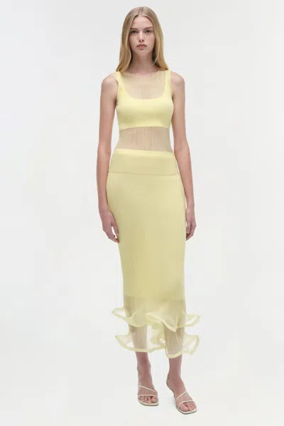 Simkhai Oakley Sheer Tank Top With Bralette