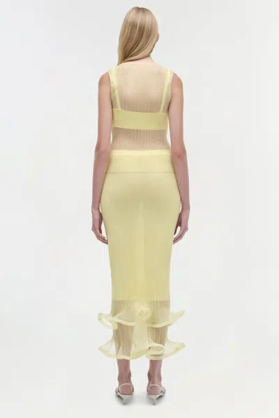 Simkhai Oakley Sheer Tank Top With Bralette