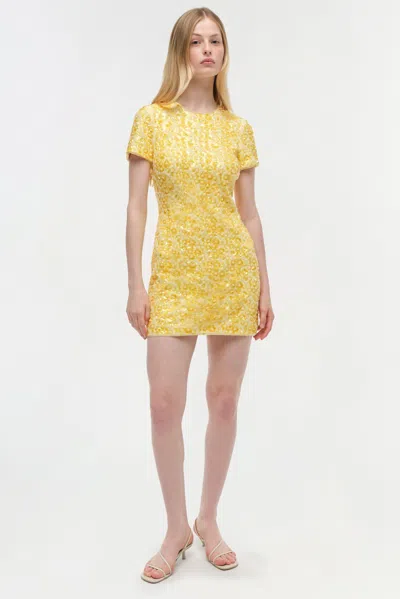 Simkhai Women's Clove Embellished Mini Dress In Buttercream
