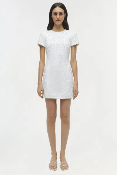Simkhai Women's Clove Embellished Mini Dress In Ivory