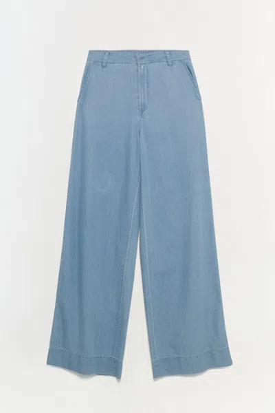 Simkhai Women's Wide Leg Coralena Wide Leg Pant In Stratus