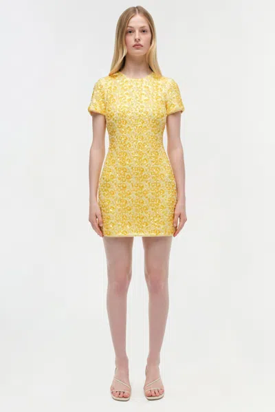 Simkhai Women's Clove Embellished Mini Dress In Buttercream