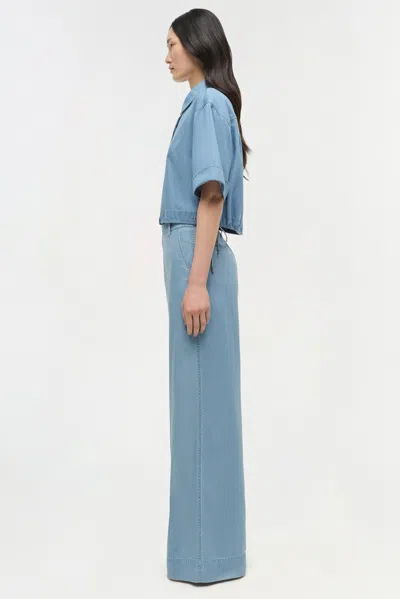 Simkhai Women's Wide Leg Coralena Wide Leg Pant In Stratus