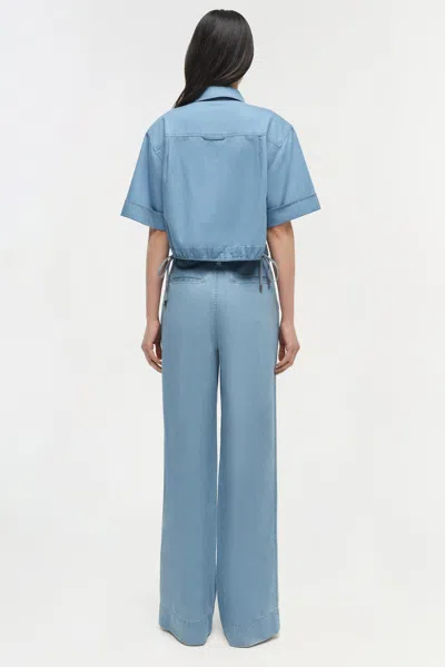 Simkhai Women's Wide Leg Coralena Wide Leg Pant In Stratus