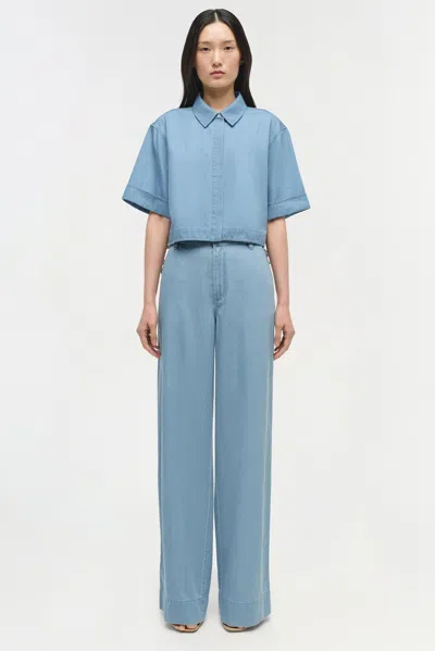 Simkhai Women's Wide Leg Coralena Wide Leg Pant In Stratus