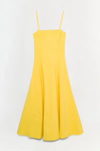Simkhai Women's Marisol Cotton Midi Dress In Sunny