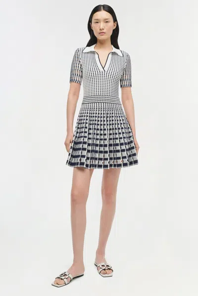 Simkhai Tovi Mini Polo Dress In Midnight