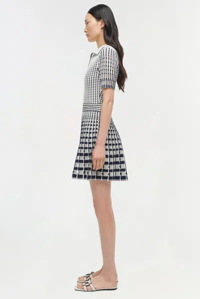 Simkhai Tovi Mini Polo Dress In Midnight