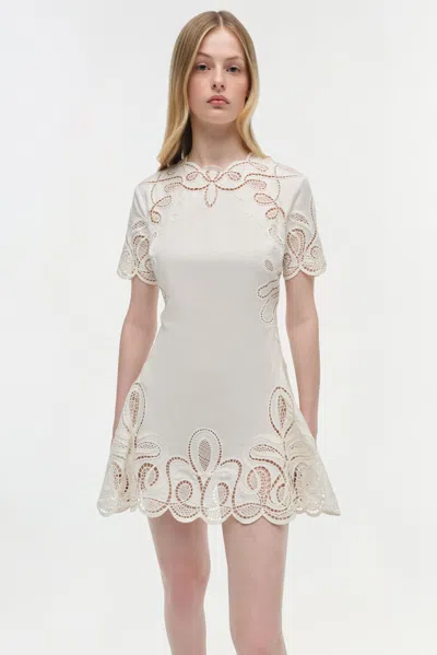 Simkhai Women's Morrigan Linen Mini Dress In Ivory