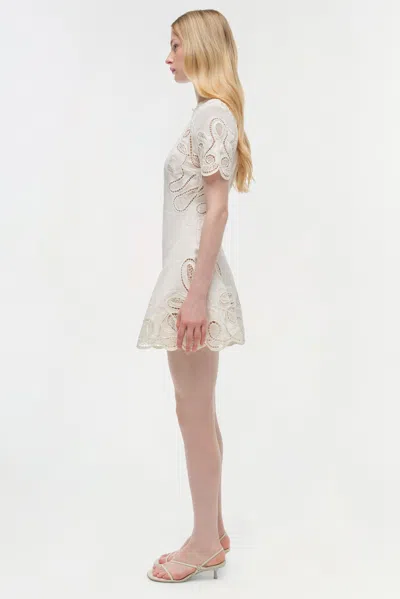 Simkhai Women's Morrigan Linen Mini Dress In Ivory
