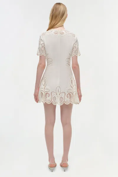 Simkhai Women's Morrigan Linen Mini Dress In Ivory