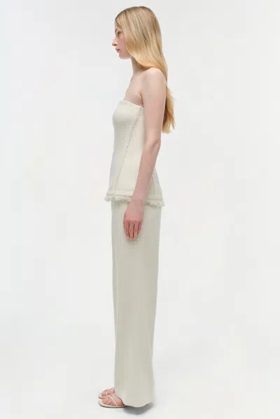 Simkhai Women's Theodora Strapless Top In Snow