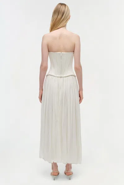 Simkhai Women's Adalys Strapless Jersey Dress In Ivory