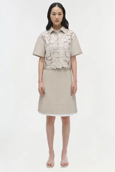 Simkhai Women's Aubria Midi Skirt In Sand