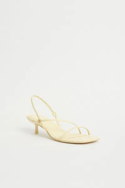 Simkhai Women's Cedonia Kitten Heel Sandal In Buttercream
