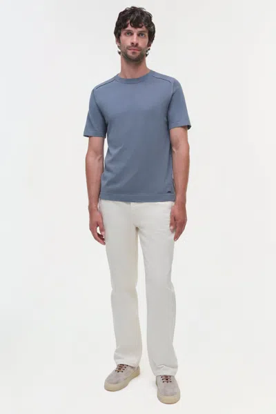 Simkhai Men's Kellyn Knit Crewneck In Steel