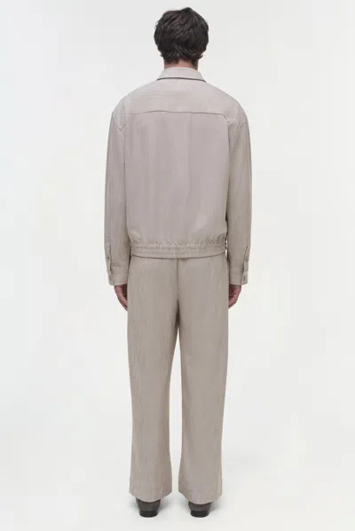 Simkhai Men's Archibald Shirt Jacket In Natural Linen