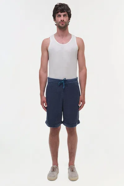 Simkhai Men's Warrin Terry Knit Shorts In Steel