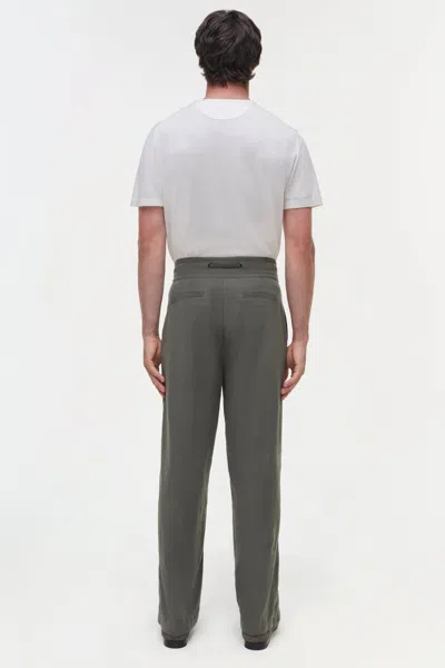 Simkhai Men's Rowan Drawstring Trousers In Sycamore