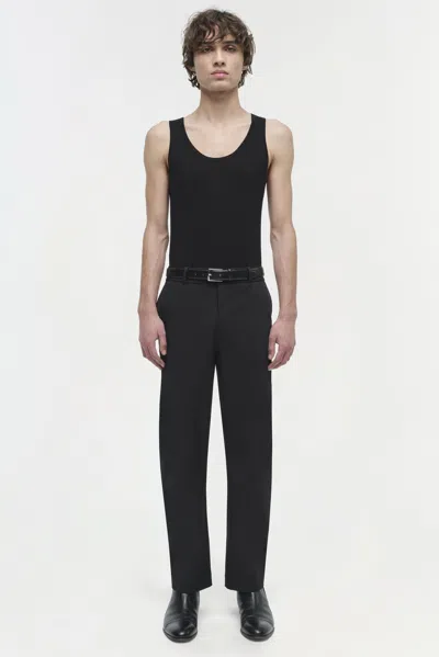 Simkhai Men's Idris Silk Linen Tank Top In Black