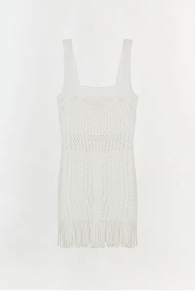 Simkhai Women's Lyria Knit Mini Dress In Ivory