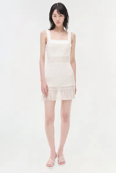 Simkhai Women's Lyria Knit Mini Dress In Ivory