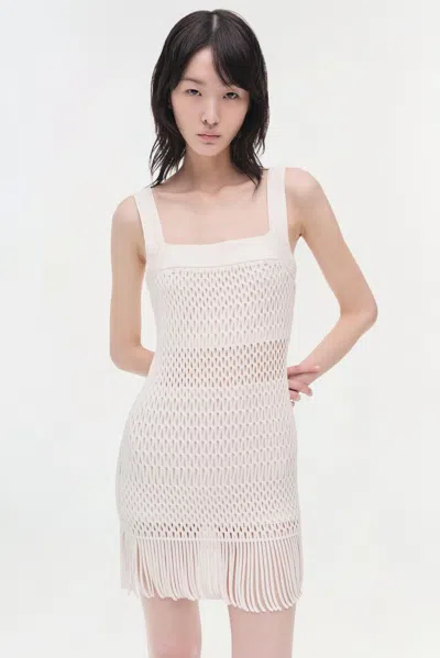 Simkhai Women's Lyria Knit Mini Dress In Ivory