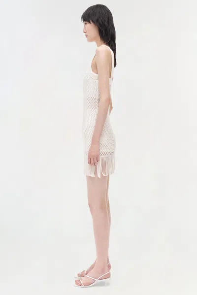 Simkhai Women's Lyria Knit Mini Dress In Ivory