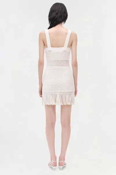 Simkhai Women's Lyria Knit Mini Dress In Ivory