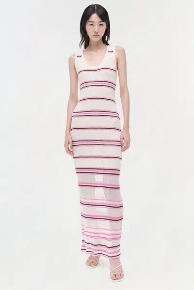 Simkhai Women's Mariana Knit Maxi Dress In Sangria Multi