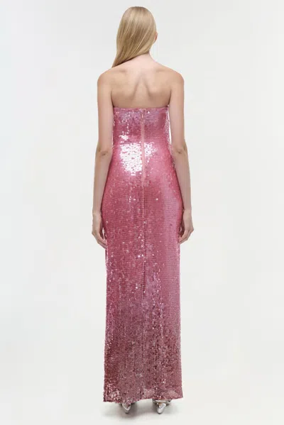Simkhai Leilani Strapless Sequin Column Gown