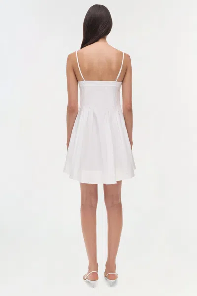 Simkhai Women's Kitt Cotton Mini Dress In White